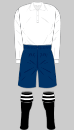 newcastle united 1907-1914 change kit
