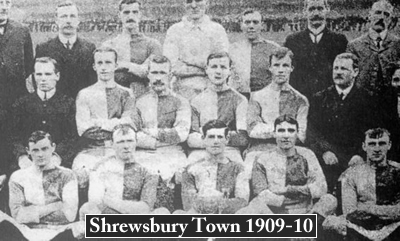 shrewsbury town fc 1909 team