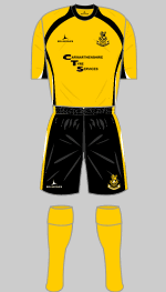 carmarthen town fc 2011-12 home kit