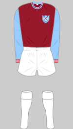 west ham 1964 fa cup final kit