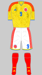 colombia 2026 1st white shorts