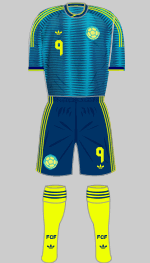 colombia 2026 2nd yellow socks