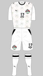egypt 2026 2nd white shorts