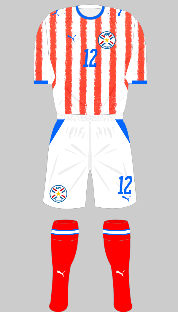 paraguay 2026 1st white shorts