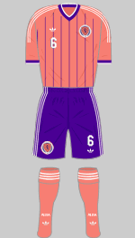 scotland 2nd pink socks