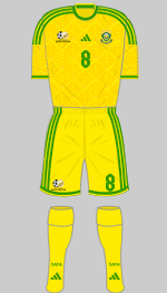 south aftrica yellow kit